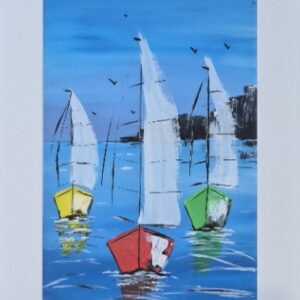Three Sailboats