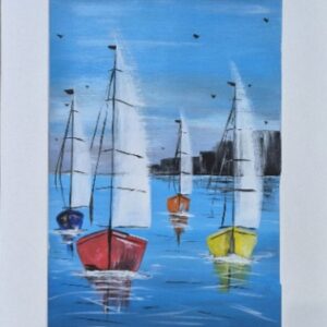 Four Sailboats