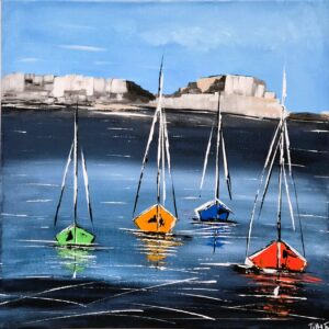 Four Sailboats