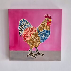 Mixed colour chicken