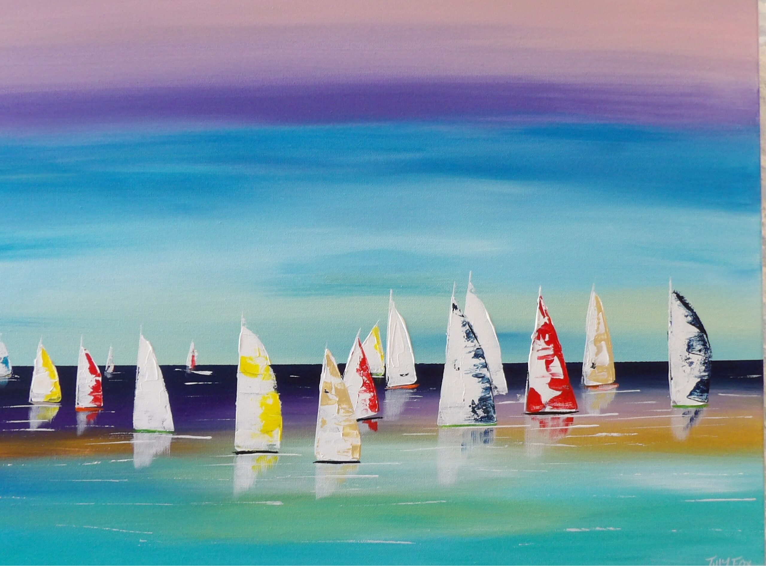 Multi Colour Boats