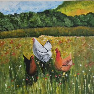Three Chickens