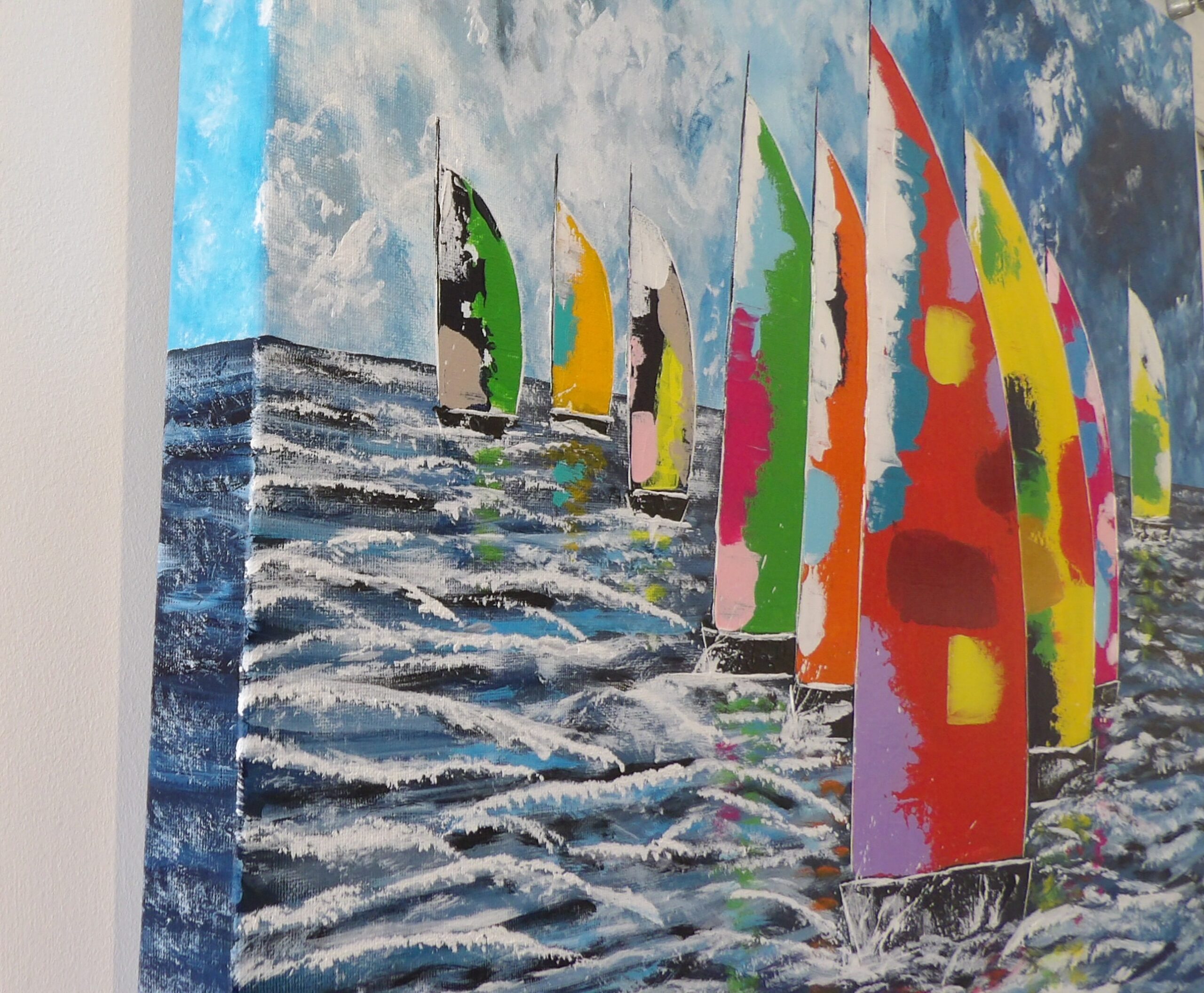 Large Canvas 61 x 76cm Original Acrylic - Image 3