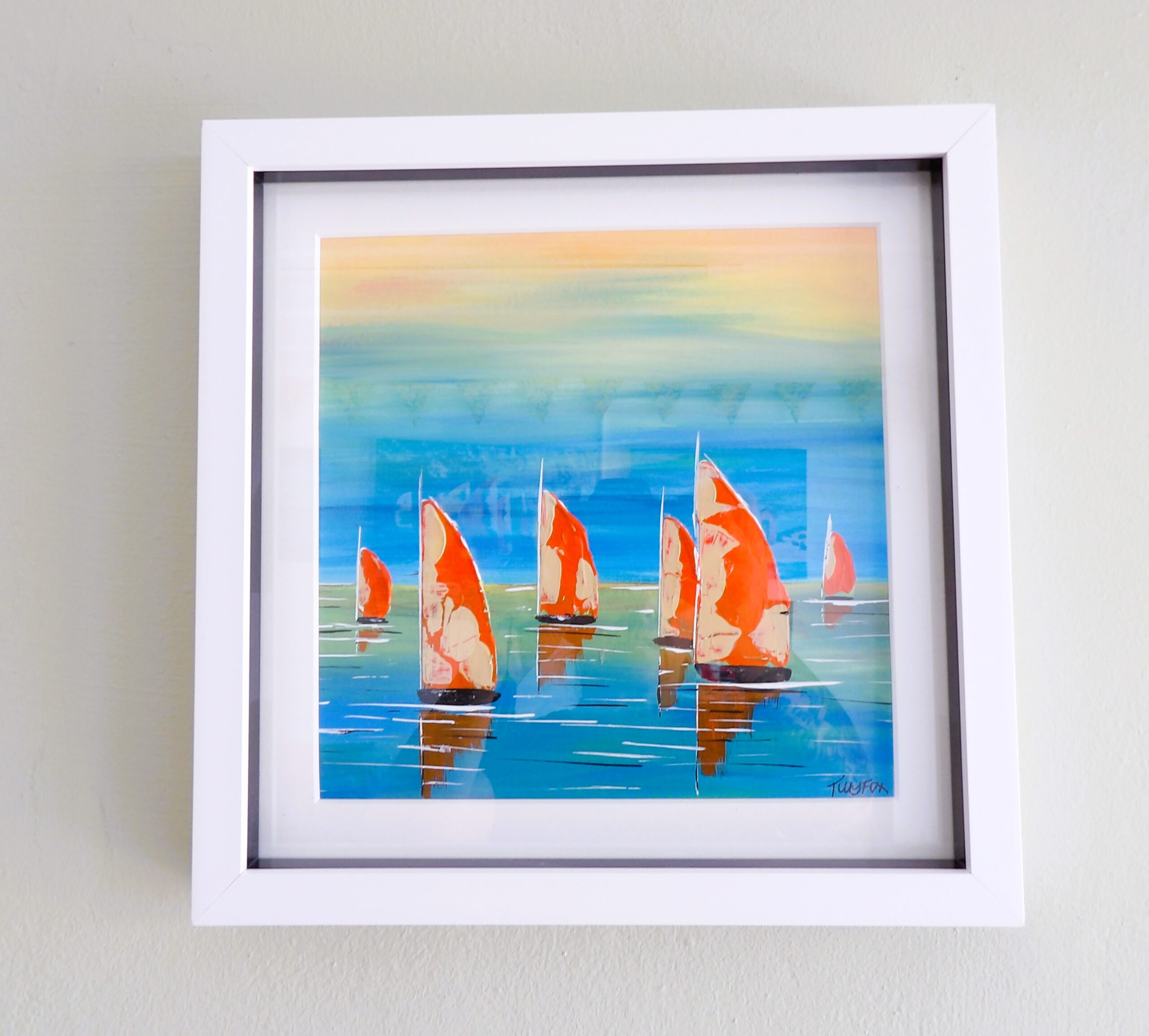 Original acrylic in a 28 x 28cm frame