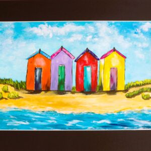 Original acrylic 40 x 50cm in a black mount