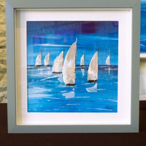 28 x 28cm original acrylic framed