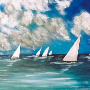 Original acrylic on 40 x 50 deep edge canvas
