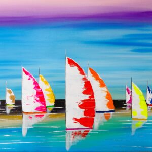 Original acrylic on 40 x 50 cm deep edge canvas
