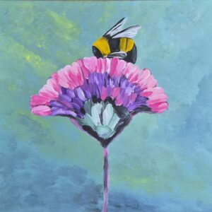 Bee on a flower original