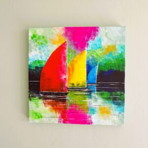 Original on 40 x 40 cm canvas